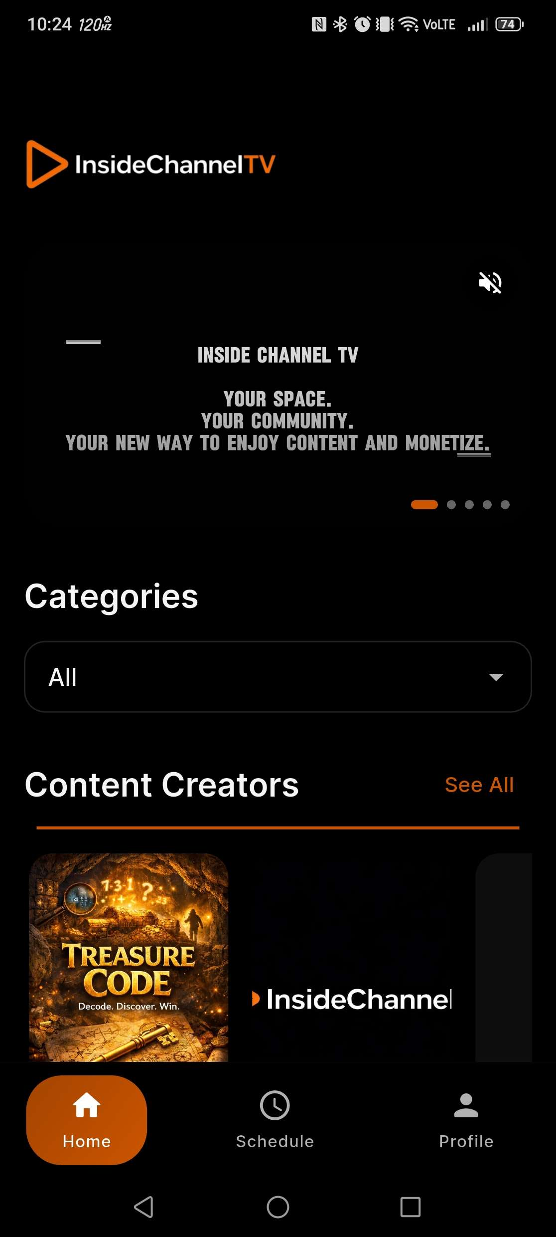 Inside Channel TV — Descubre canales y contenido
